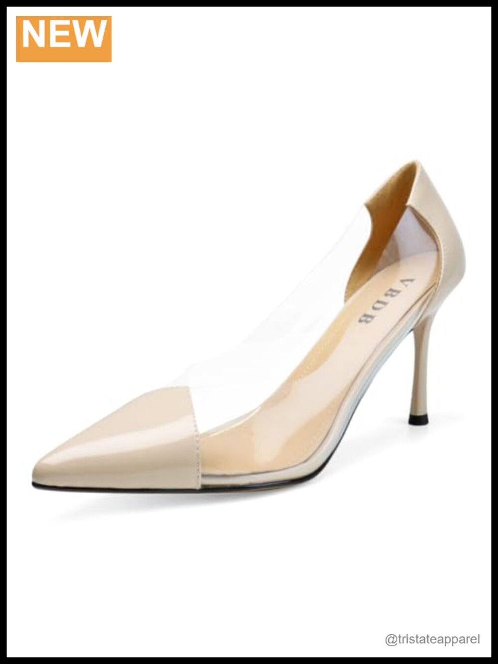 Clear Stiletto Heels Pointed Toe High Heel Closed Pumps Wedding Party Dress
